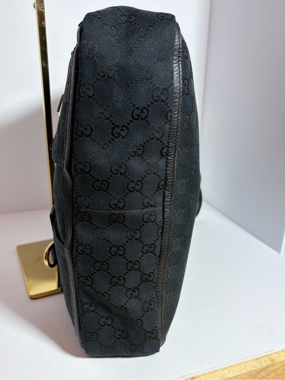 Authentic Gucci Black Monogram Abby Tote - Picture 6 of 9